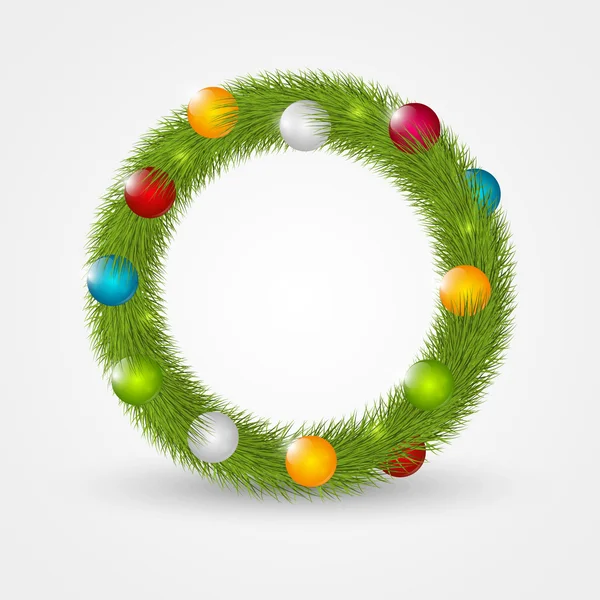 Christmas wreath — Wektor stockowy