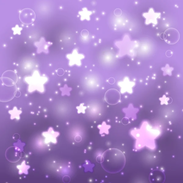 Fondo violeta estrellado — Vector de stock