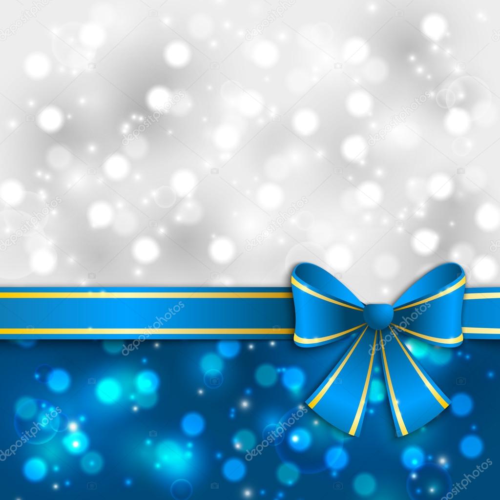 blue ribbon background