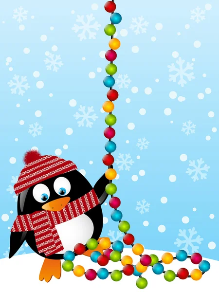 Mignon pingouin — Image vectorielle