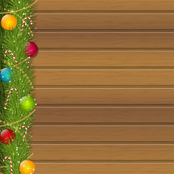 Ramos de árvore de Natal — Vetor de Stock