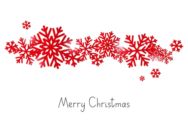 kırmızı kar tanesi kenarlık