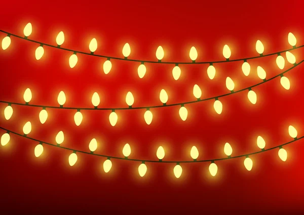 Noel ışıkları — Stok Vektör