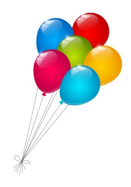 rengi parlak Hava balonlar
