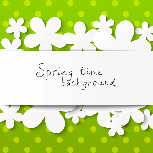 Floral background with place for text — Stock Vector