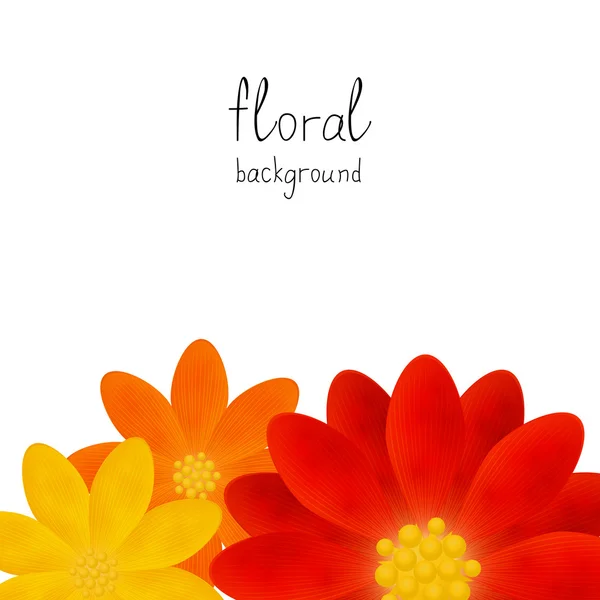 Fondo floreale — Vettoriale Stock