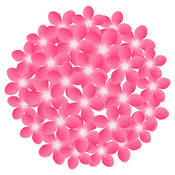 Ροζ λουλούδια — Διανυσματικό Αρχείο