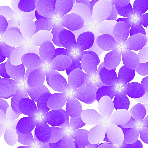 Purple flowers — Stock Vector