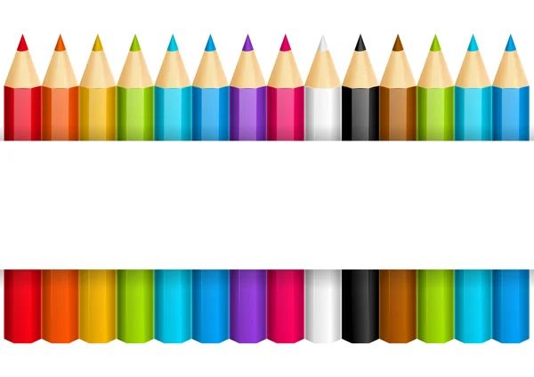 Färg pennor — Stock vektor