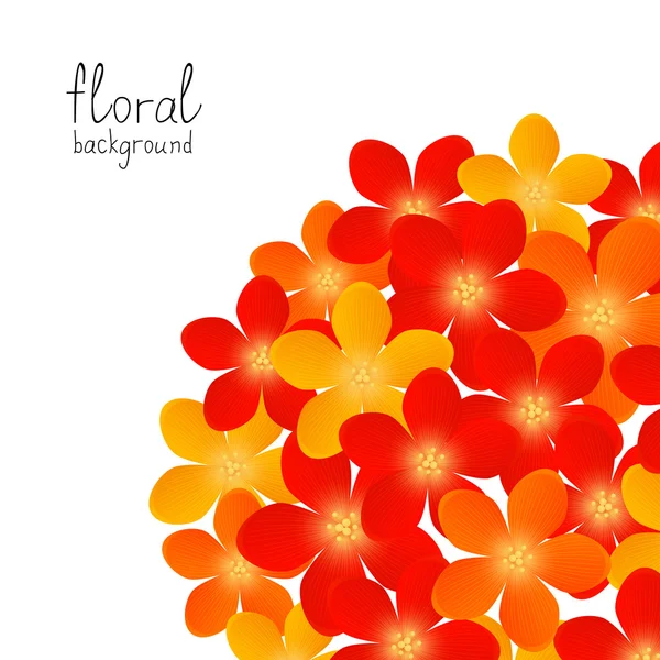 Fiori luminosi per il tuo design — Vettoriale Stock