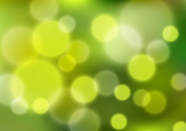 Fond vert Bokeh — Image vectorielle