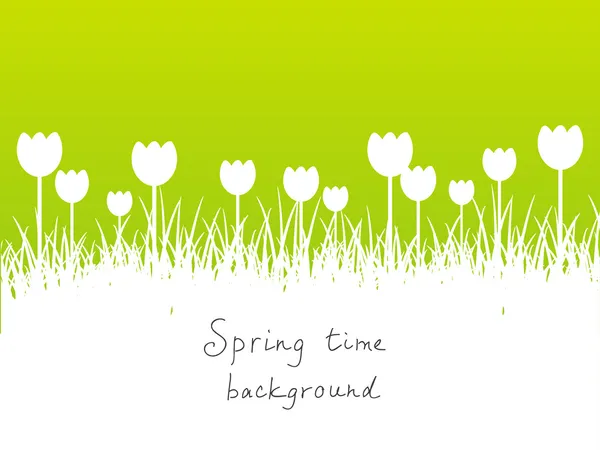 Groene lente — Stockvector