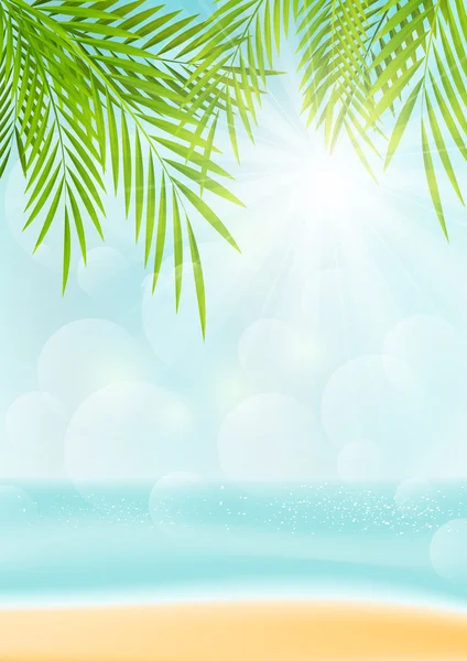 Summer vacation background — Stock Vector