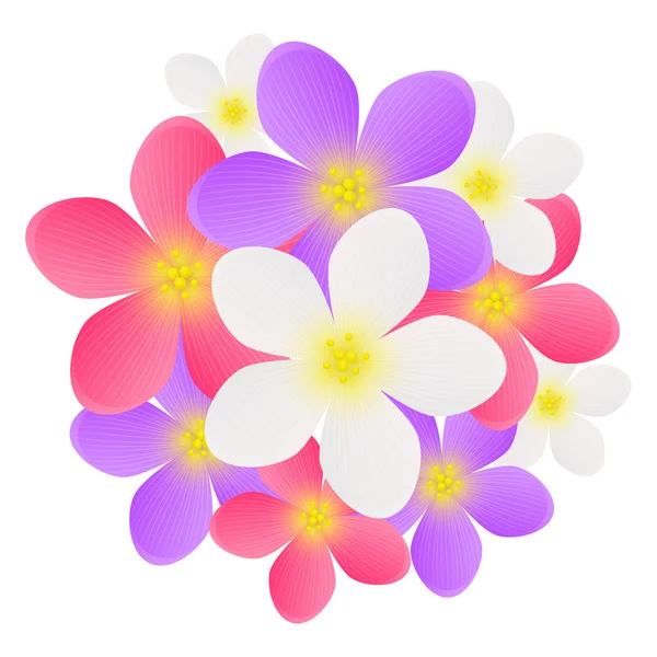 Fleurs pourpres pour votre design — Image vectorielle