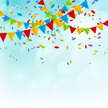 Tasarımınız için parti arka planı