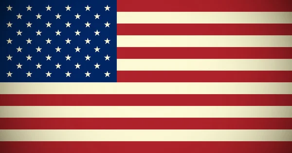 Amerikaanse vlag voor uw ontwerp — Stockvector