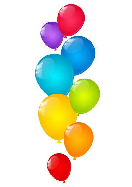 Ballons de couleur — Image vectorielle