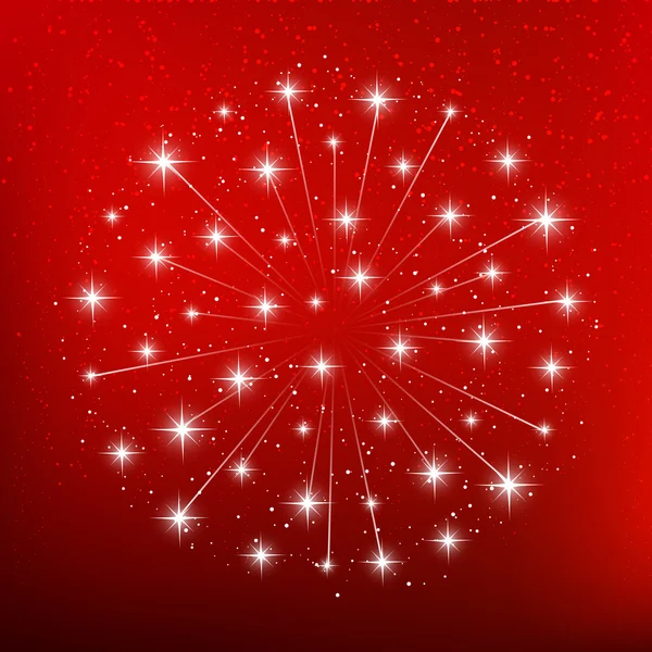 Shiny fireworks — Stock Vector