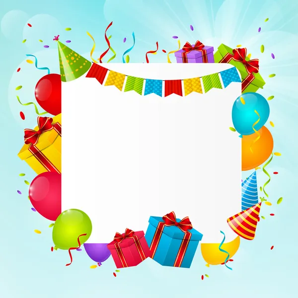 Birthday background for Your design 7 — Stock Vector