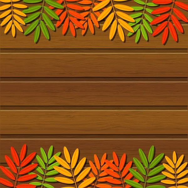 Hoja de otoño — Vector de stock