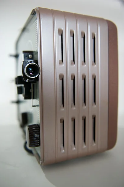 Vintage 8mm Home Movie Projector on Angle — Stock Photo, Image