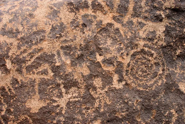Antigua Roca con Petraglifo Espiral —  Fotos de Stock