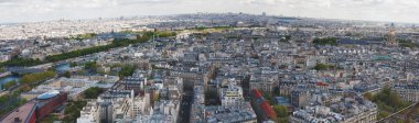 Paris'in geniş panorama