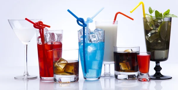 Alcohol drinks set — Stock Photo, Image