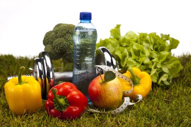 sebze ve fitness içinde yeşil çimen