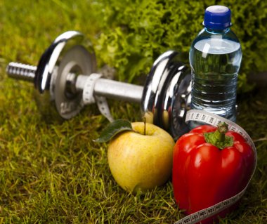 sebze ve fitness içinde yeşil çimen