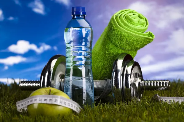 dumbbell ölçme ile elma