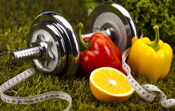 Fitness e vitamine — Foto Stock