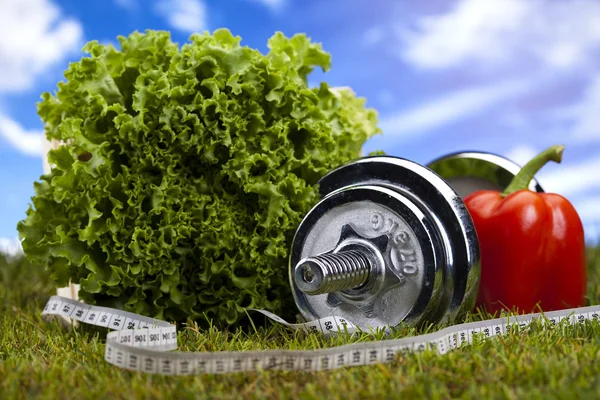Healthy lifestyle concept, vitamins — Stock Photo, Image
