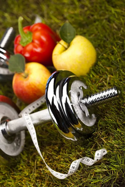 Zdrowy styl życia koncepcja, Dieta i fitness — Zdjęcie stockowe
