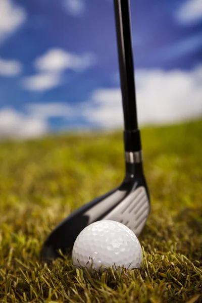 Palla a mano e golf — Foto Stock