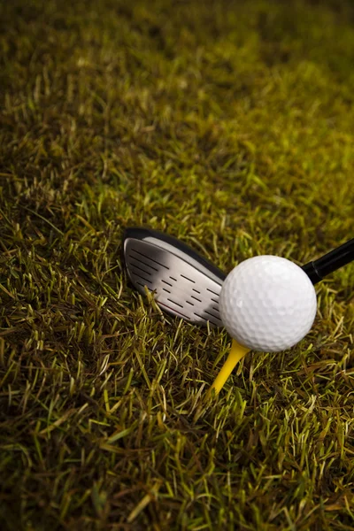Hand en golf bal — Stockfoto