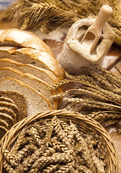 Ürünler, ekmek pişirme — Stok fotoğraf