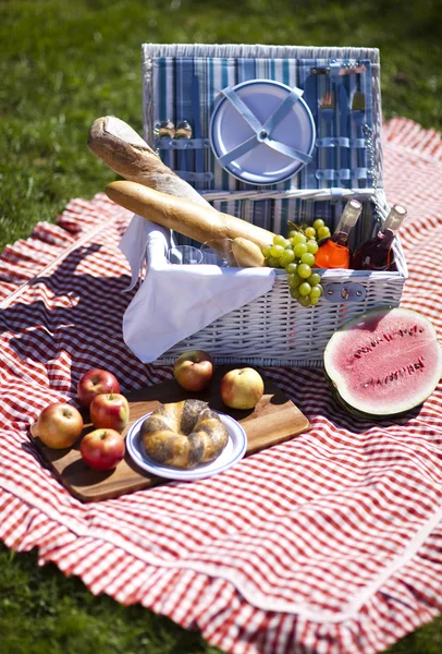 Cesta de picnic — Foto de Stock