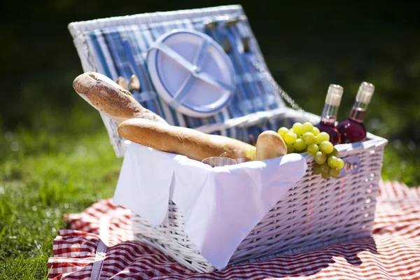 Cesta de picnic — Foto de Stock