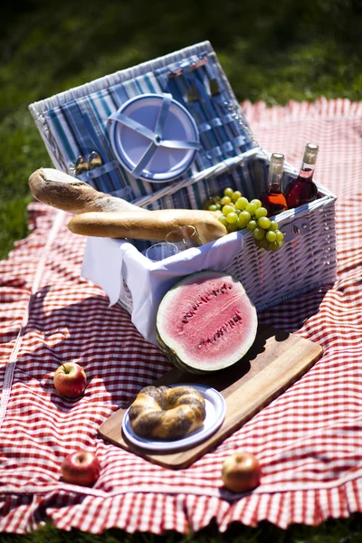 Cesta de picnic — Foto de Stock