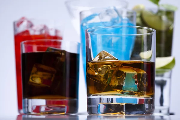 Alcohol drinks set — Stock Photo, Image