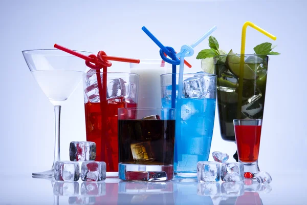 Juego de bebidas alcohólicas — Foto de Stock