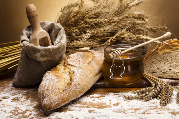Produtos apoiados, pão — Fotografia de Stock