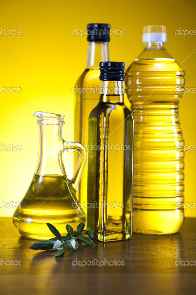 Olive oil bottles Stock Photo by ©JanPietruszka 14213581