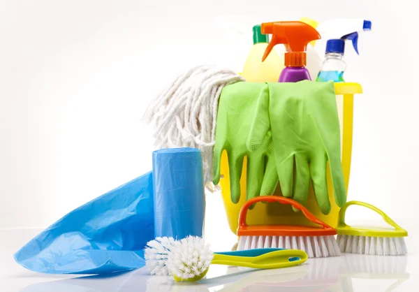 Cleaning supplies — Stock Photo, Image