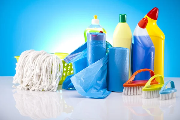 Grupo de limpeza variada — Fotografia de Stock