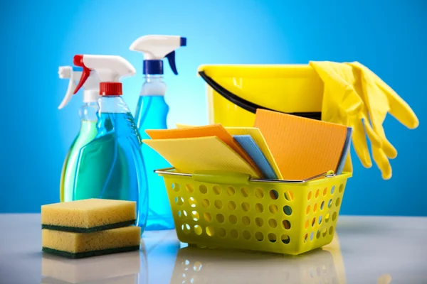 Cleaning supplies — Stock Photo, Image