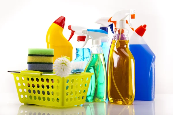 Group of assorted cleaning — Stock Photo, Image