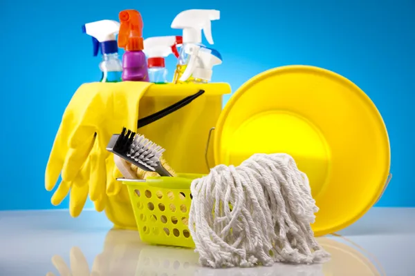 Group of assorted cleaning — Stock Photo, Image