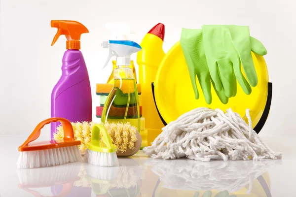 Cleaning supplies — Stock Photo, Image